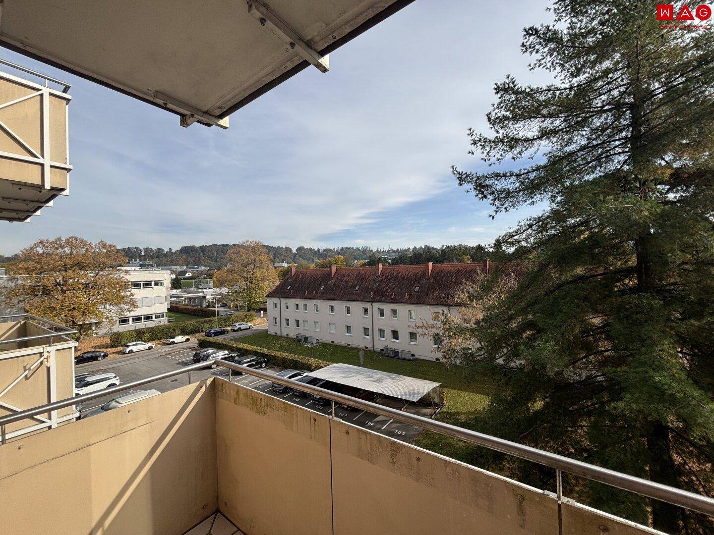 Aussicht vom Balkon