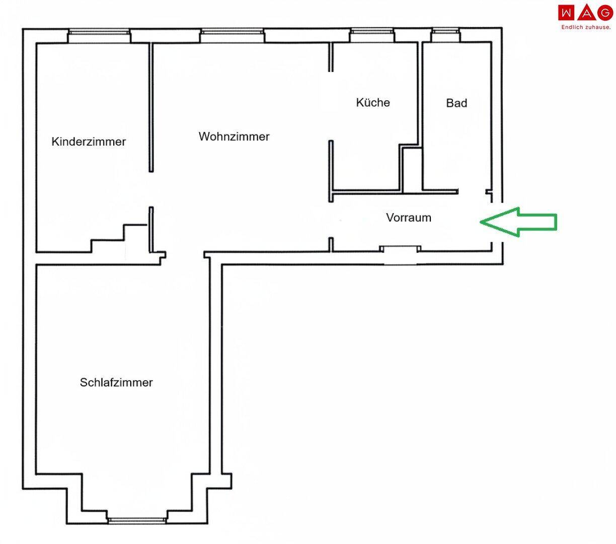 Einladende 3 Zimmer Wohnung im Erdgeschoß – další