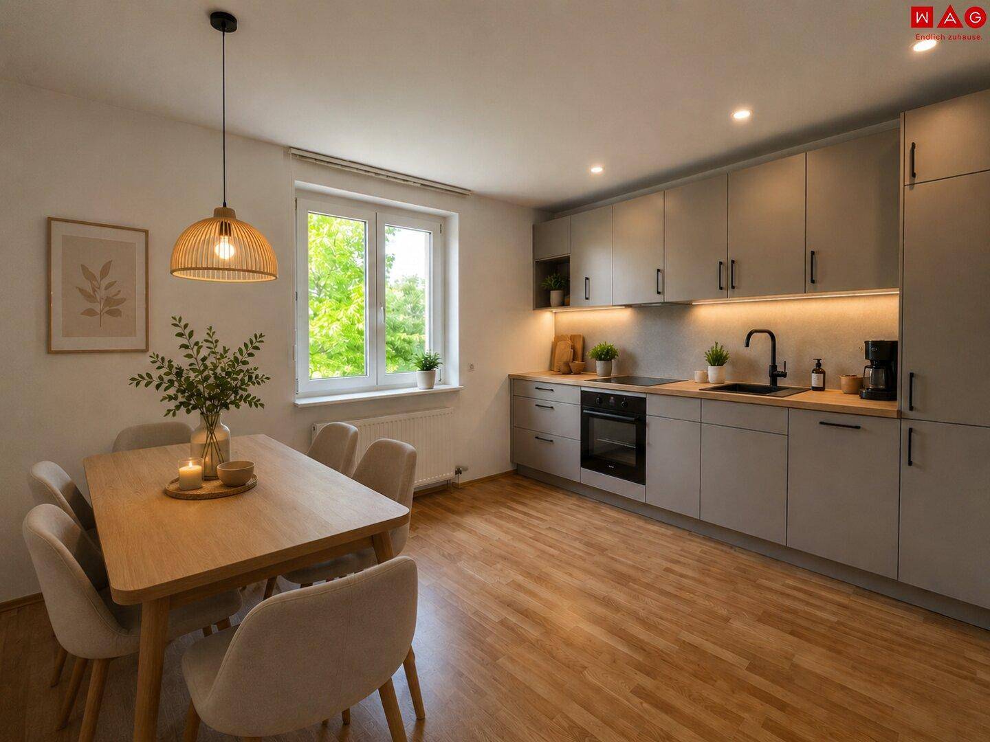 Geräumige 3-Zimmer-Wohnung mit toller Aufteilung und guter Infrastruktur in Linz/Wegscheid - Eigener TG-Abstellplatz - ACHTUNG Mietvertrag wird auf 10 Jahre befristet abgeschlossen! - Ansicht 6