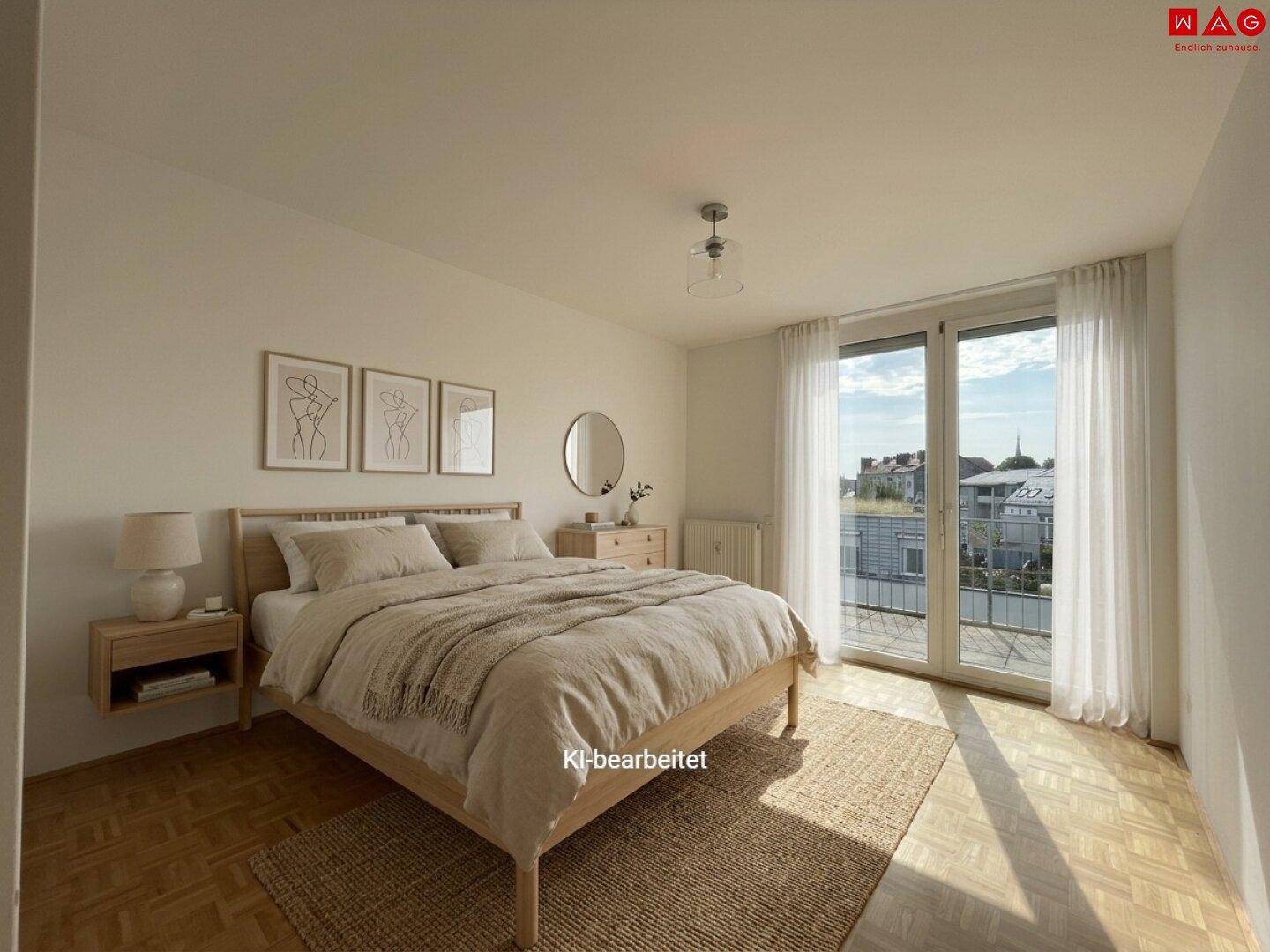 Schlafzimmer KI generiert