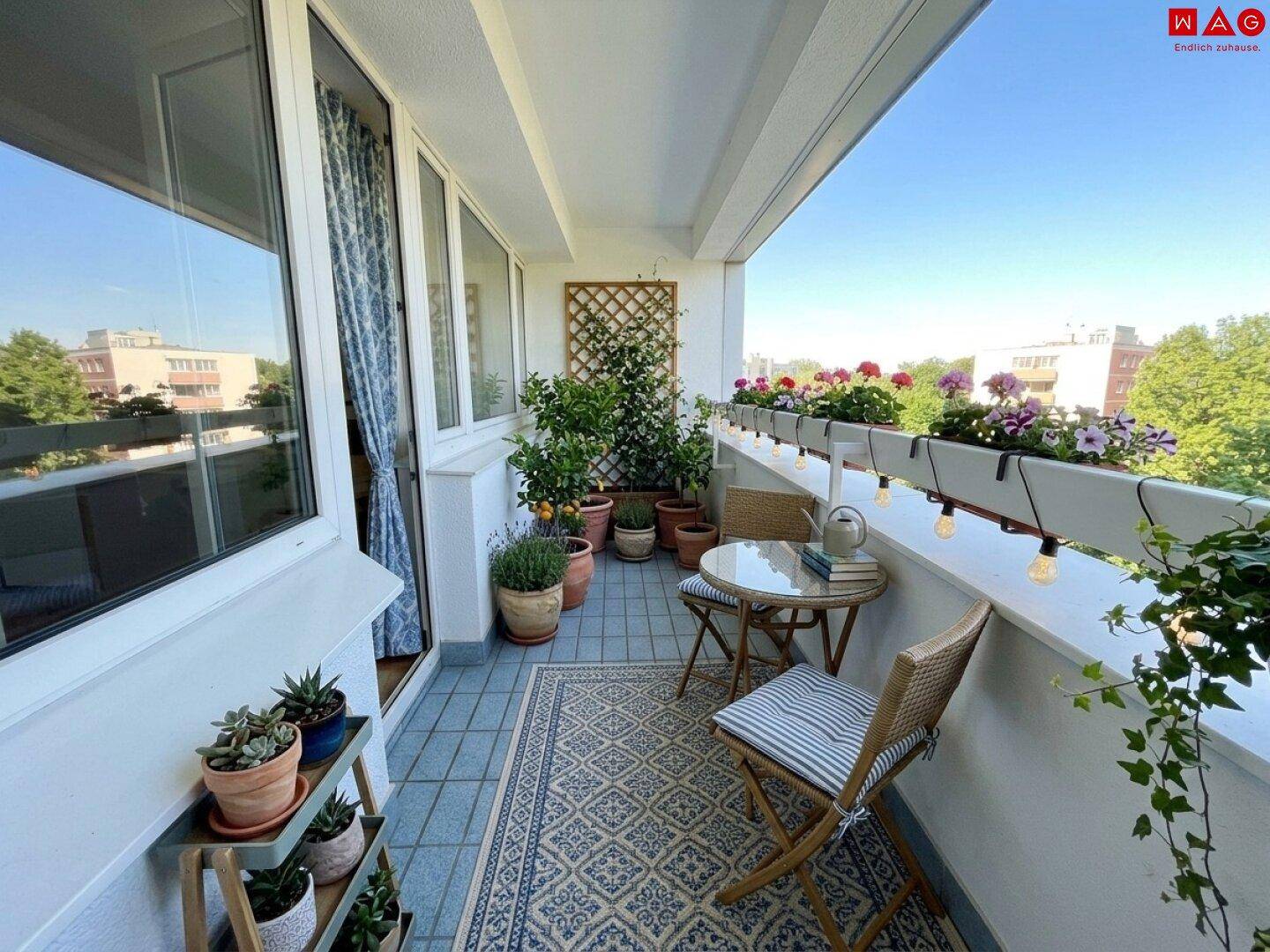 KI generierte Loggia