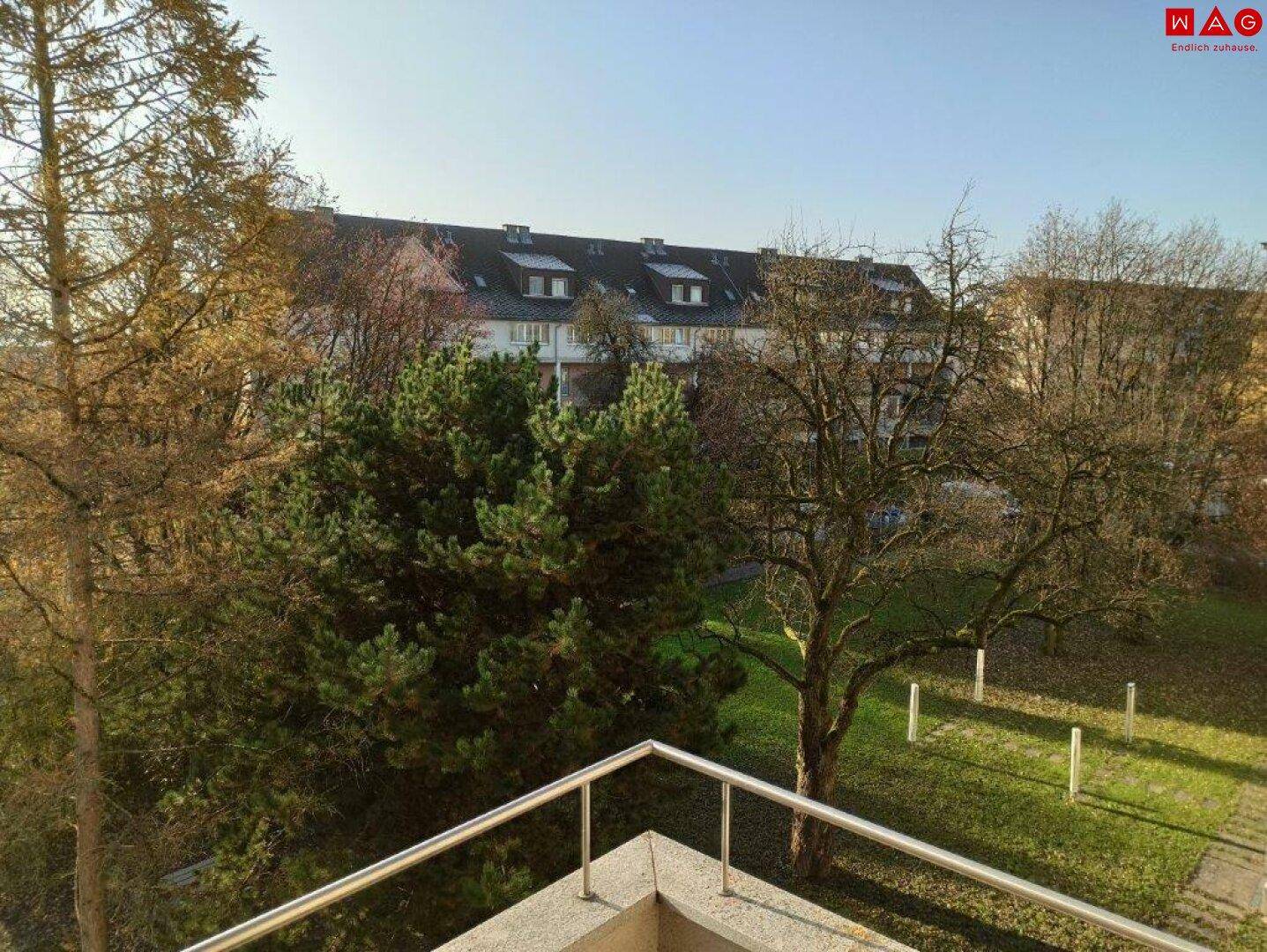 Aussicht vom Balkon