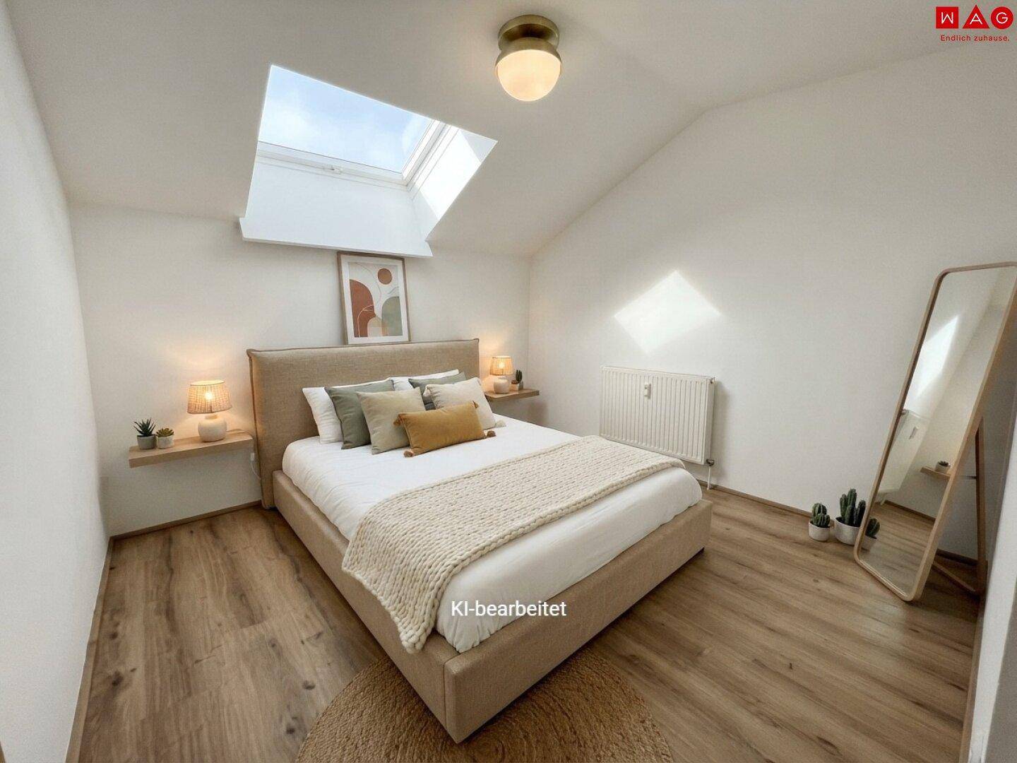 Schlafzimmer KI generiert