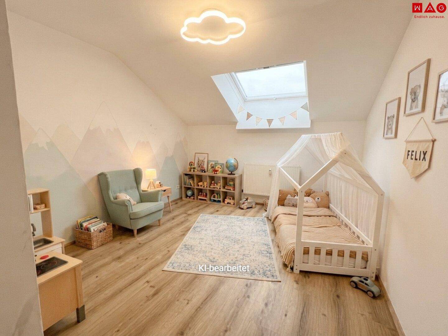 Kinderzimmer KI generiert