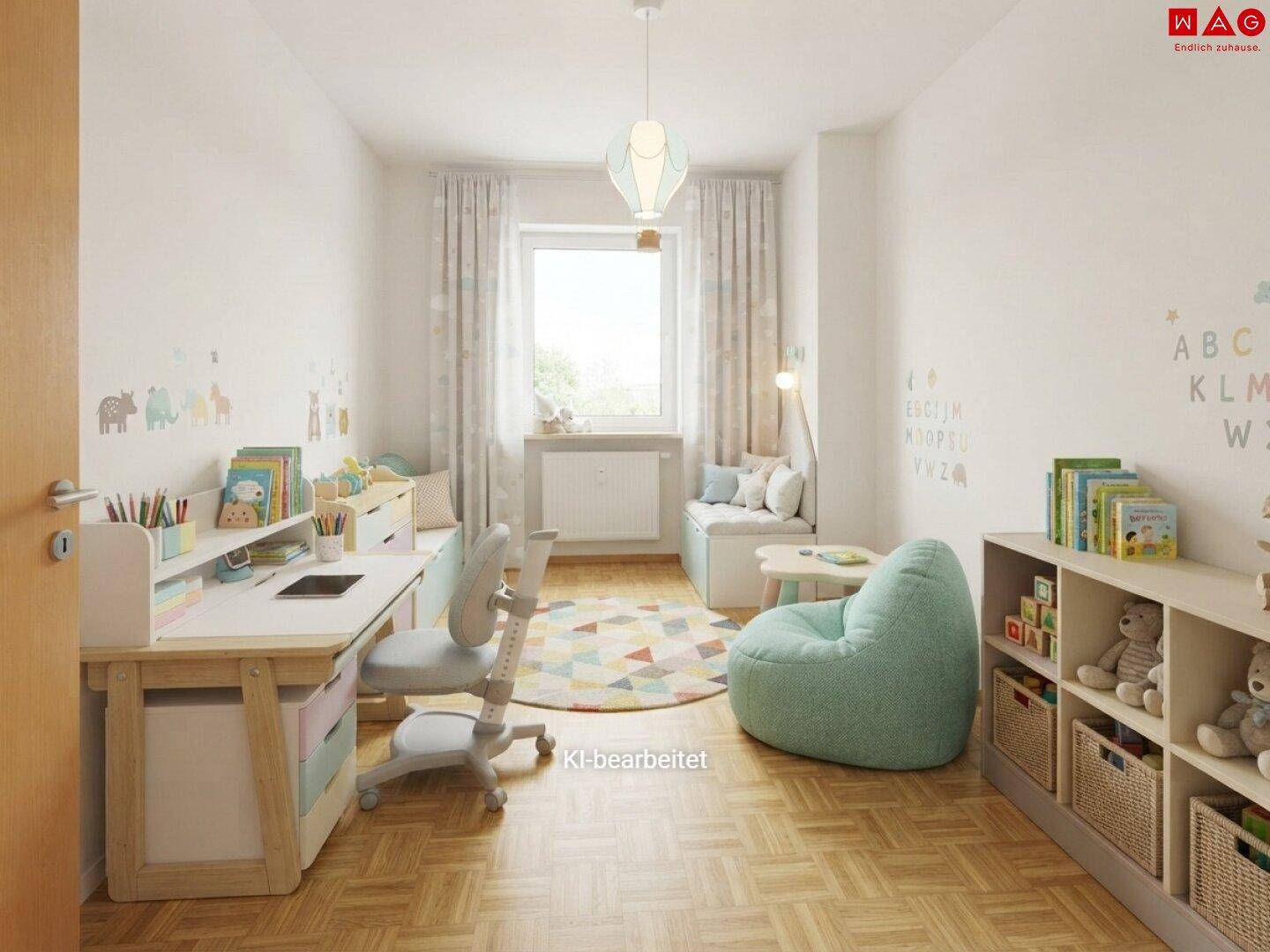 Kinderzimmer KI generiert