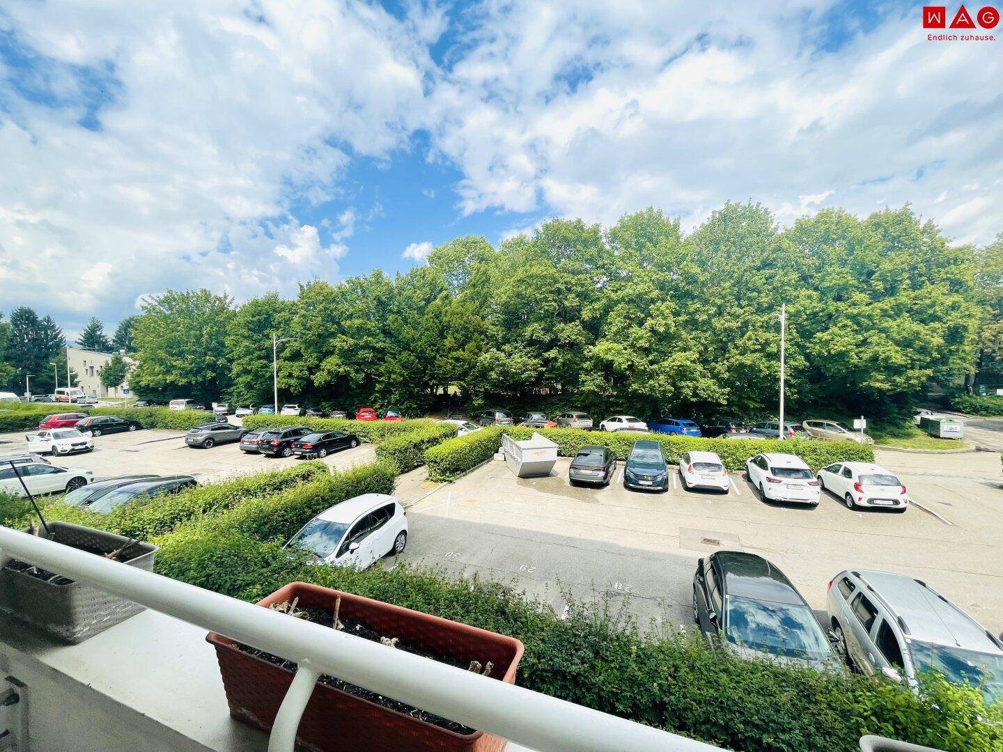 Ausblick Balkon
