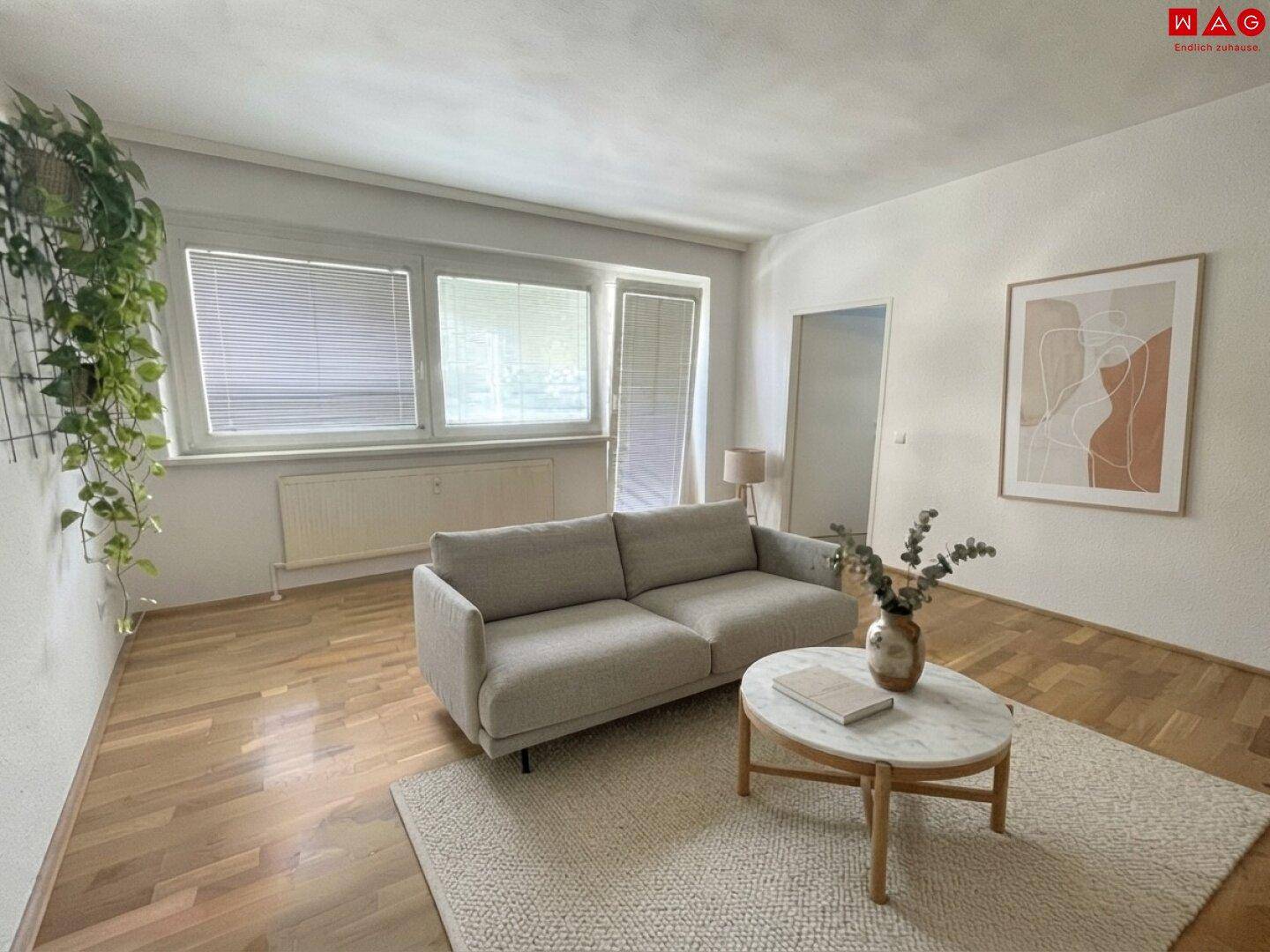 Wohnzimmer Beispiel KI