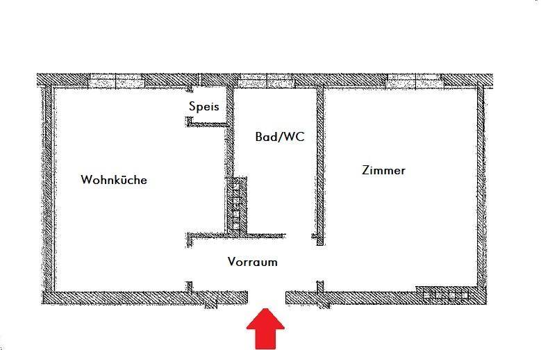 Vordernberg - geförderte Miete - 2 Zimmer - Ansicht 2