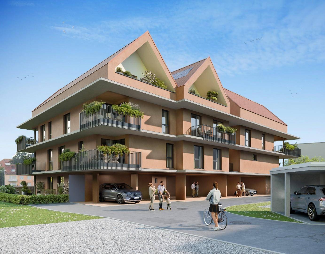 PROVISIONSFREI - Moderne 4-Zimmer-Wohnung mit großem Balkon - Eigentum - 4 Zimmer - Widok 3
