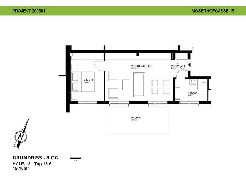 Graz, Moserhofgasse - Miete - 2 Zimmer – další