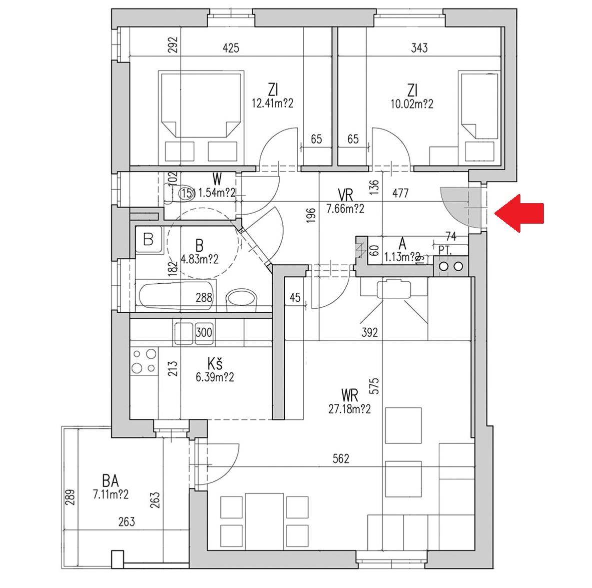 Schöne 3-Zimmer-Wohnung mit idyllischem Badesee in der Nähe - geförderte Miete ODER geförderte Miete mit Kaufoption - 3 Zimmer - Ansicht 2