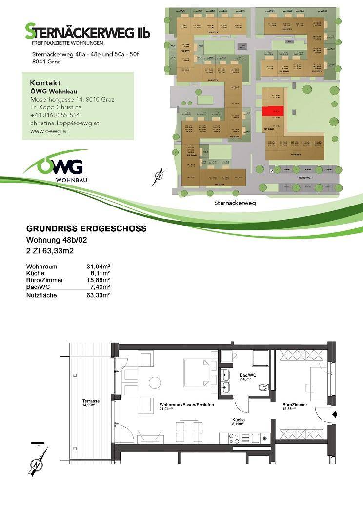 Wohnung – Graz, Katastralgemeinde Liebenau, Liebenau - Ansicht 2