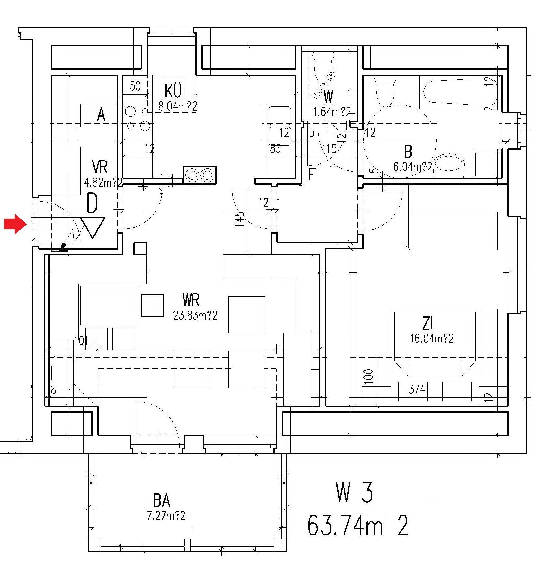 Lichtdurchflutete 2-Zimmer-Wohnung mit Balkon und Carportparkplatz - geförderte Miete ODER geförderte Miete mit Kaufoption - 2 Zimmer - Ansicht 2