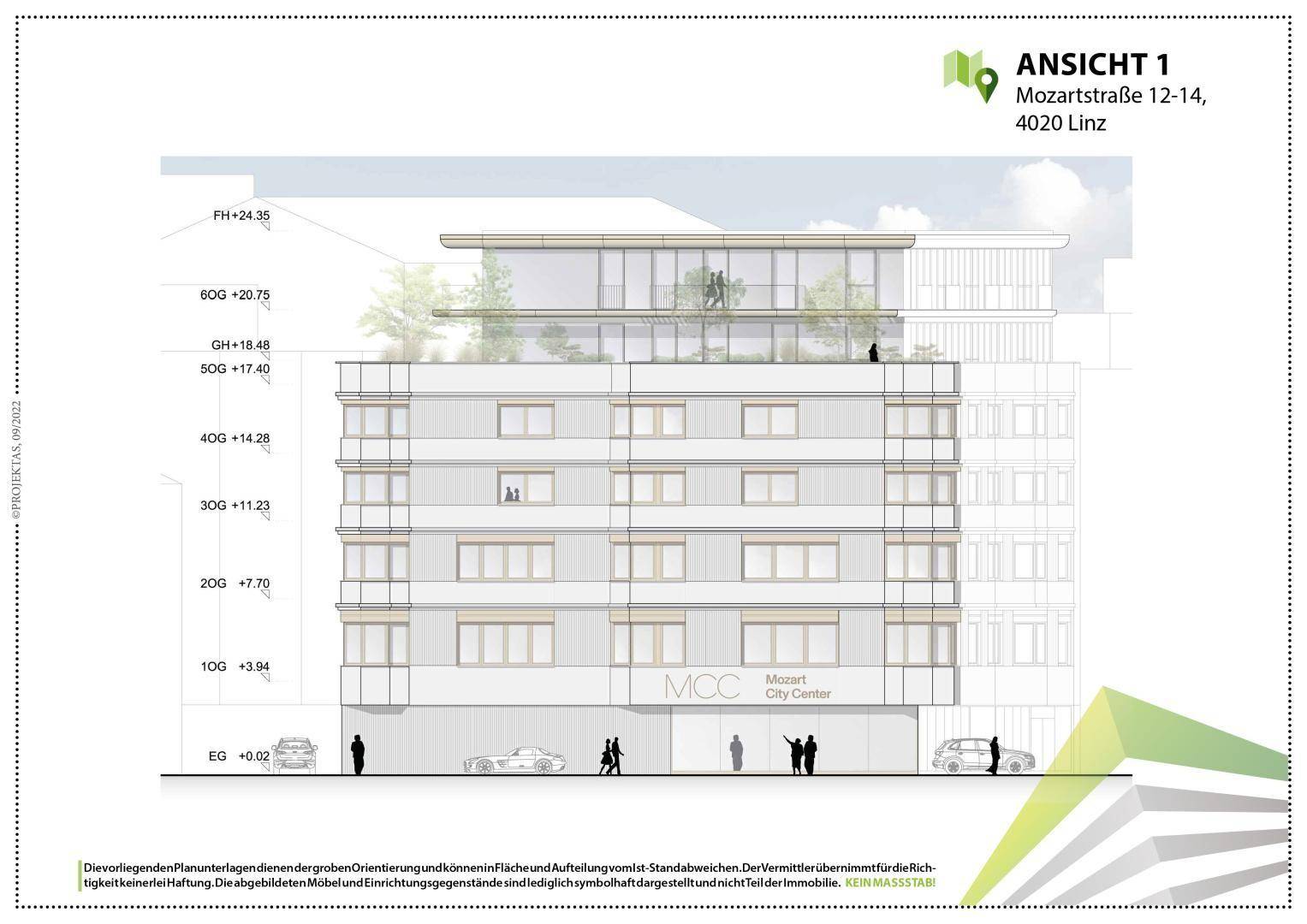 Planskizze Ansicht Dametzstrasse