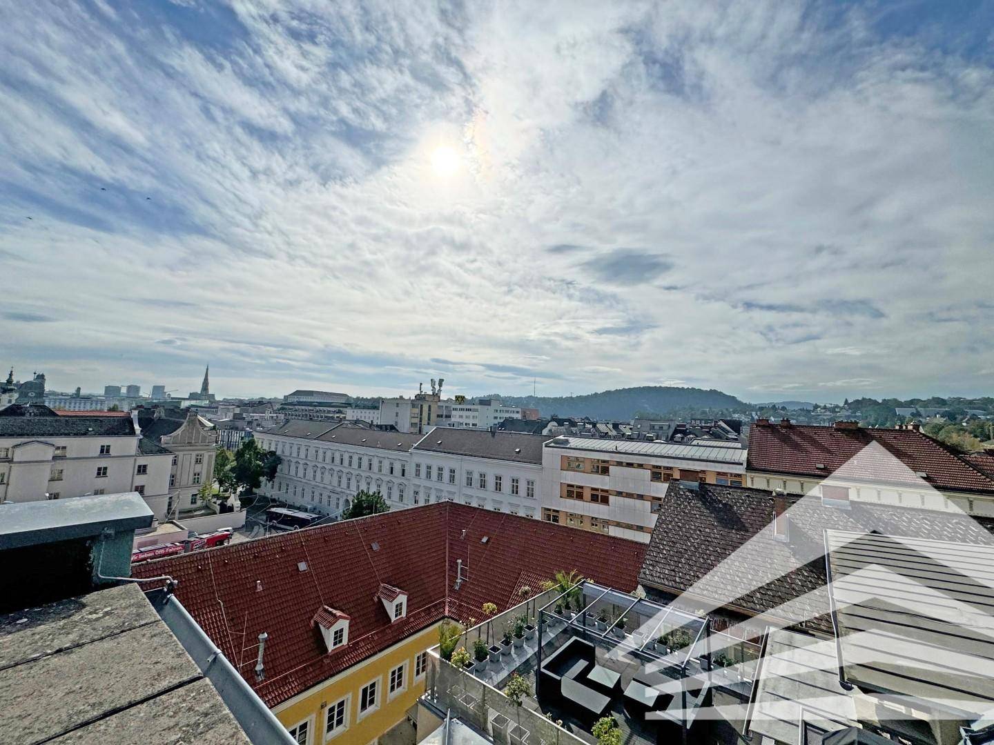 Blick über Linz