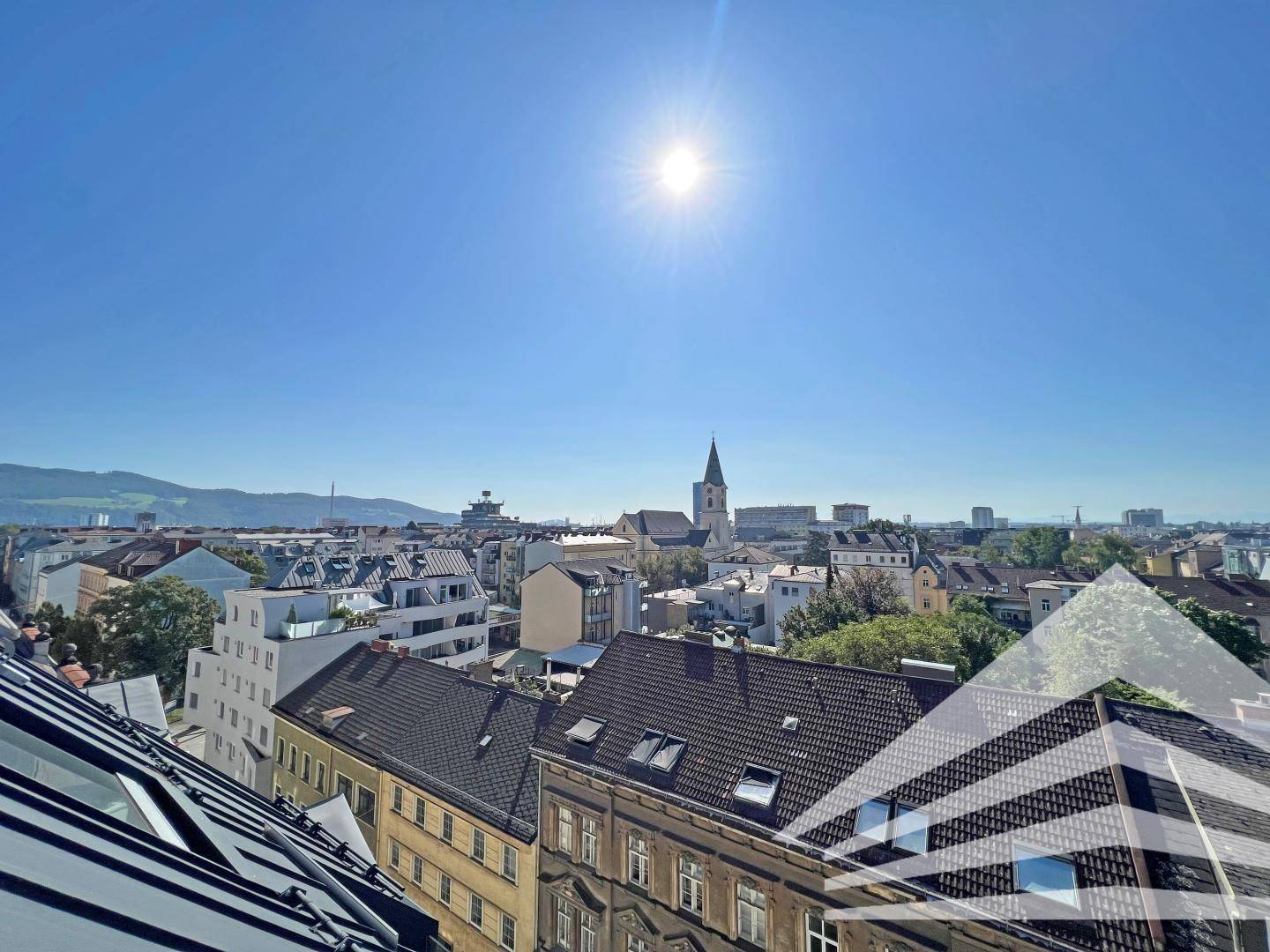 Blick Dachterrasse S/O