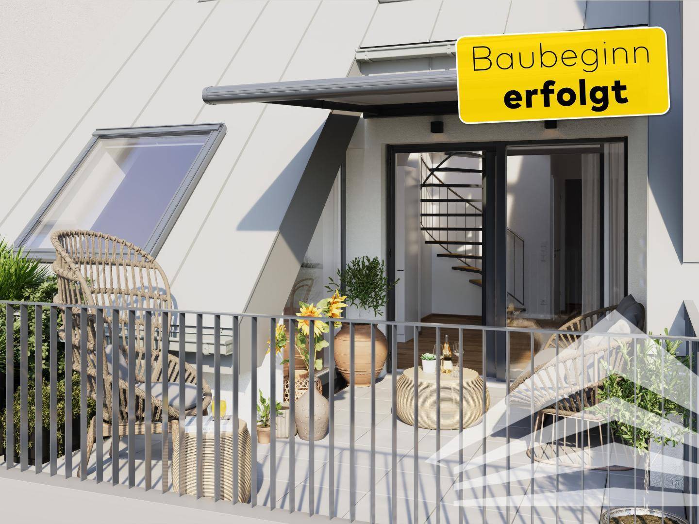 Außenvisualisierung Balkon