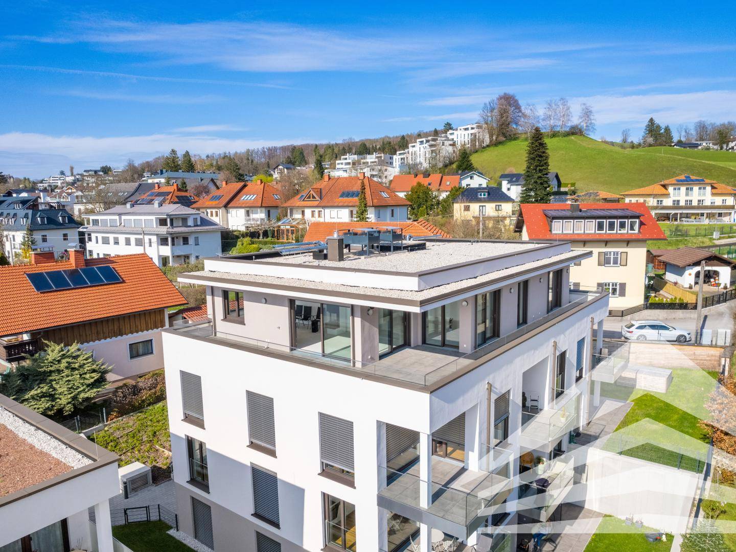 Terrasse von oben