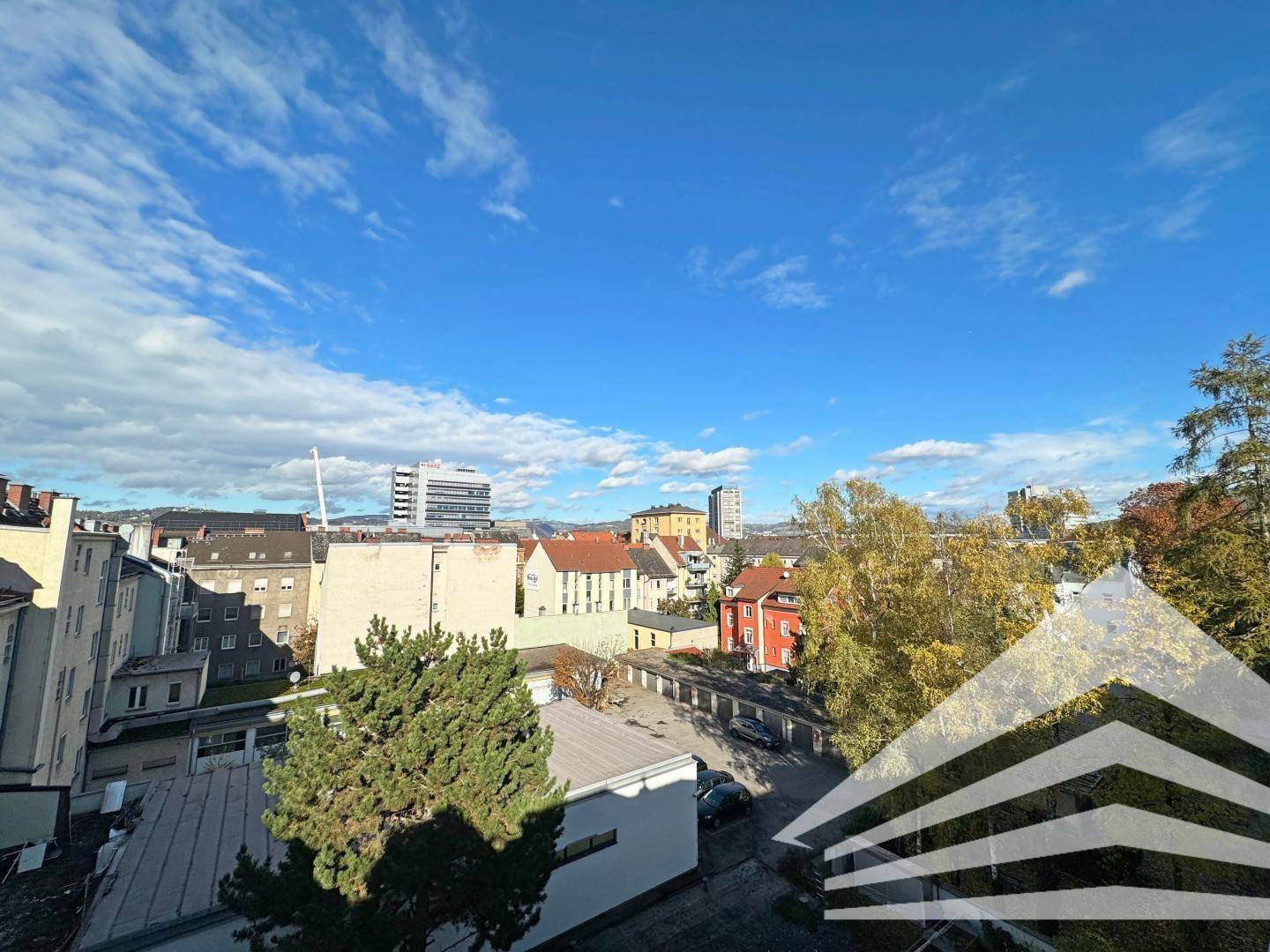 Ausblick vom Balkon