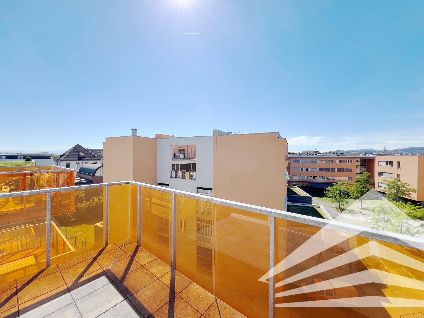 westseitiger Balkon