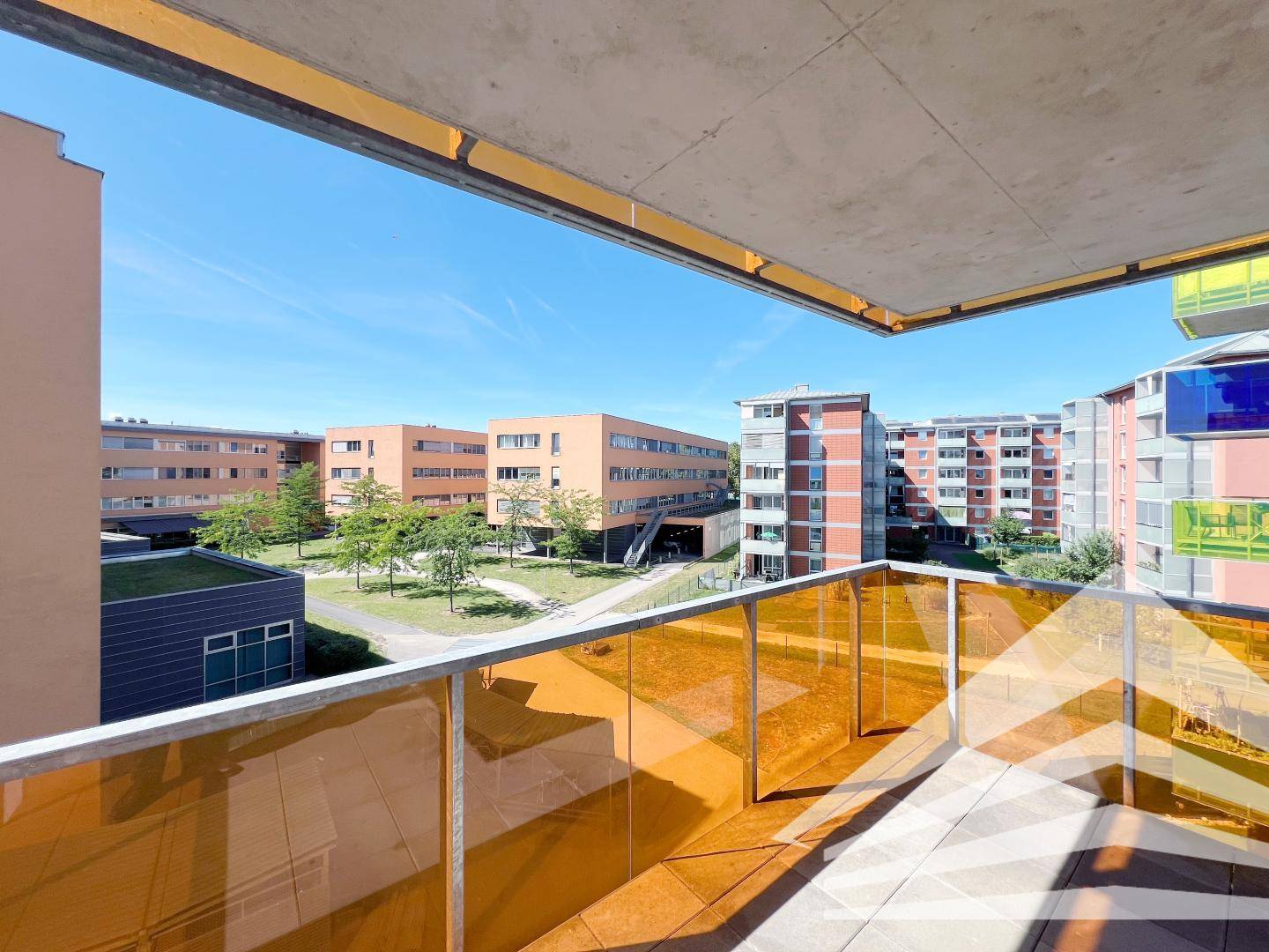 westseitiger Balkon