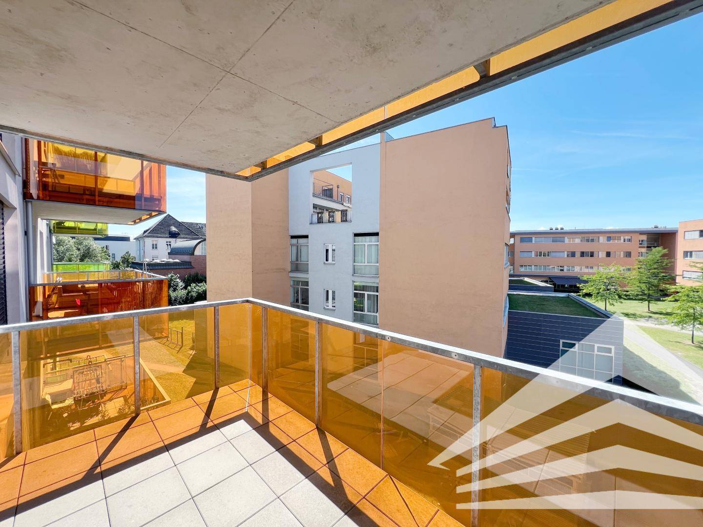 westseitiger Balkon