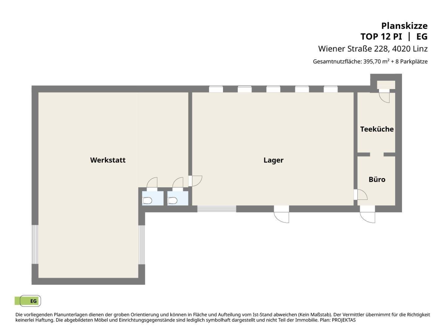 Planskizze Top EG 12 PI