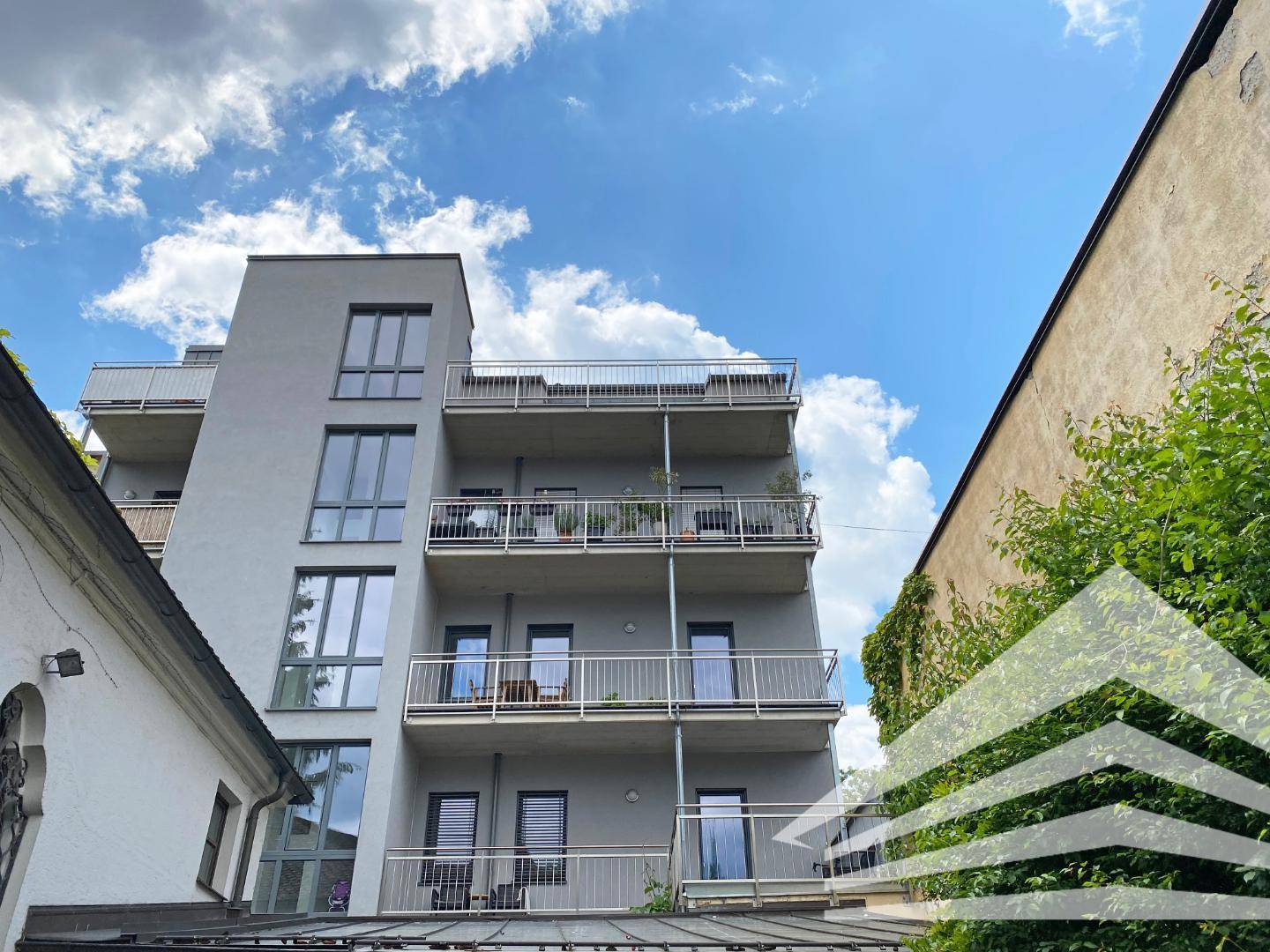 Außenansicht Gebäude Innenhof