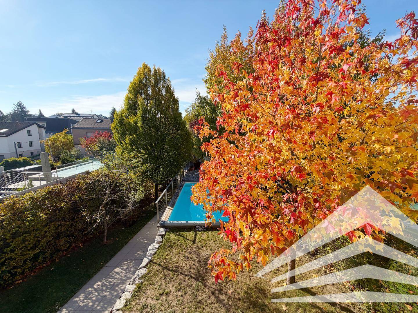 Blick vom OG in den Garten