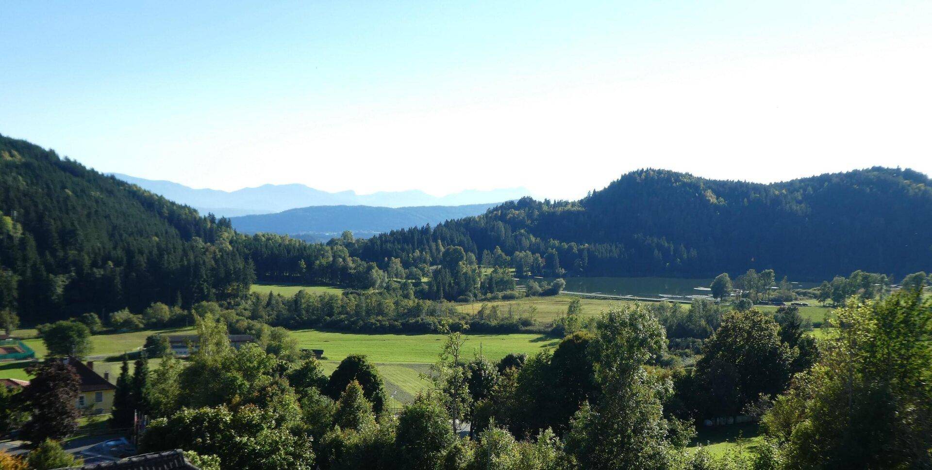 Ausblick vom Balkon