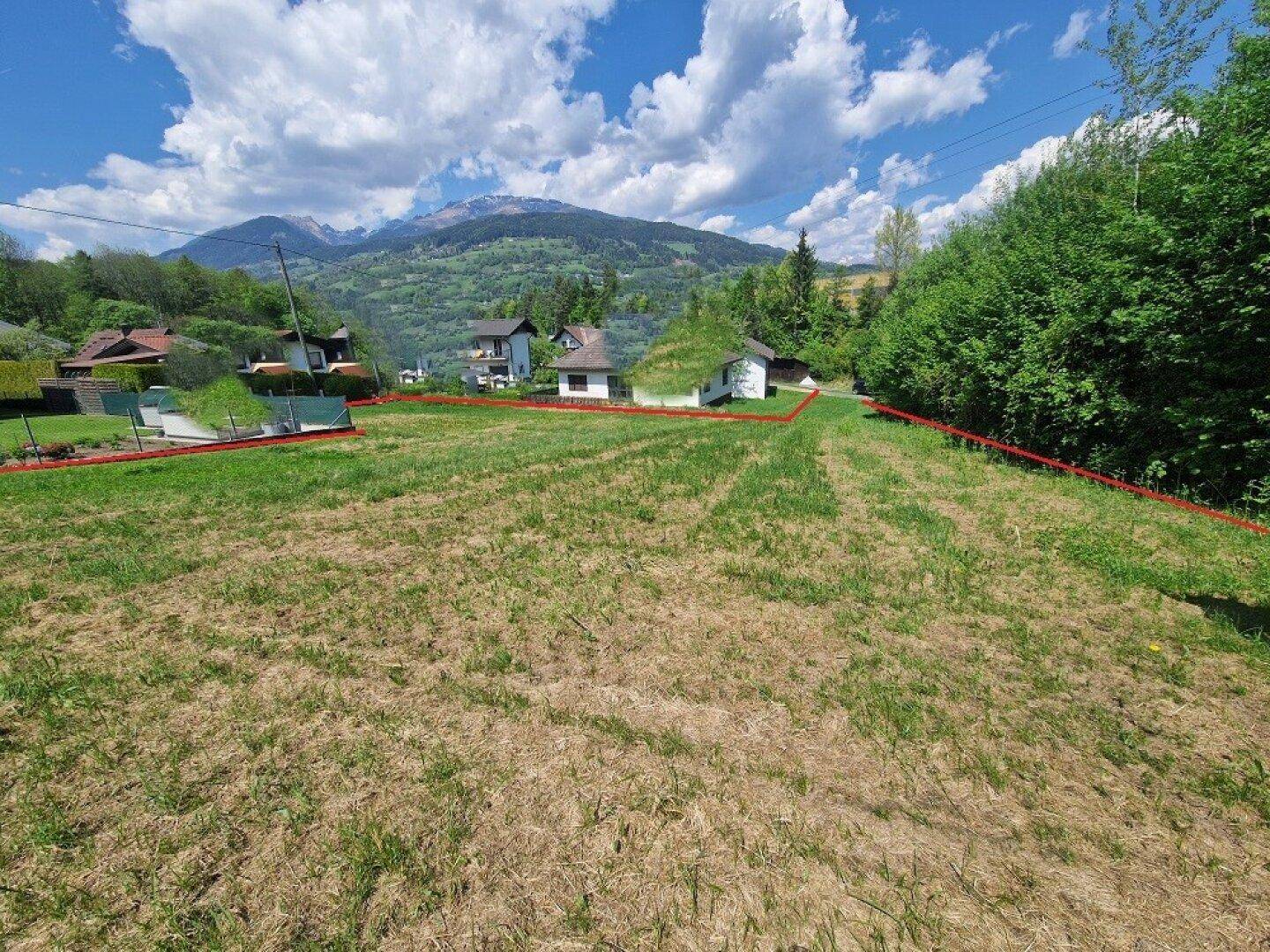 Sonniges Baugrundstück am Lurnbichl / Seeboden bei Spittal an Drau - Ansicht 3