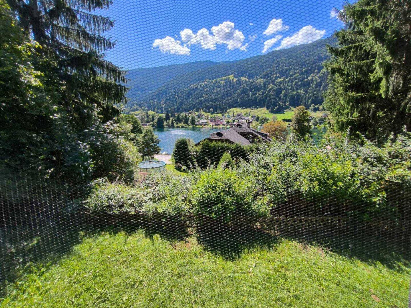 Ausblick Ferienhaus Afritzer See