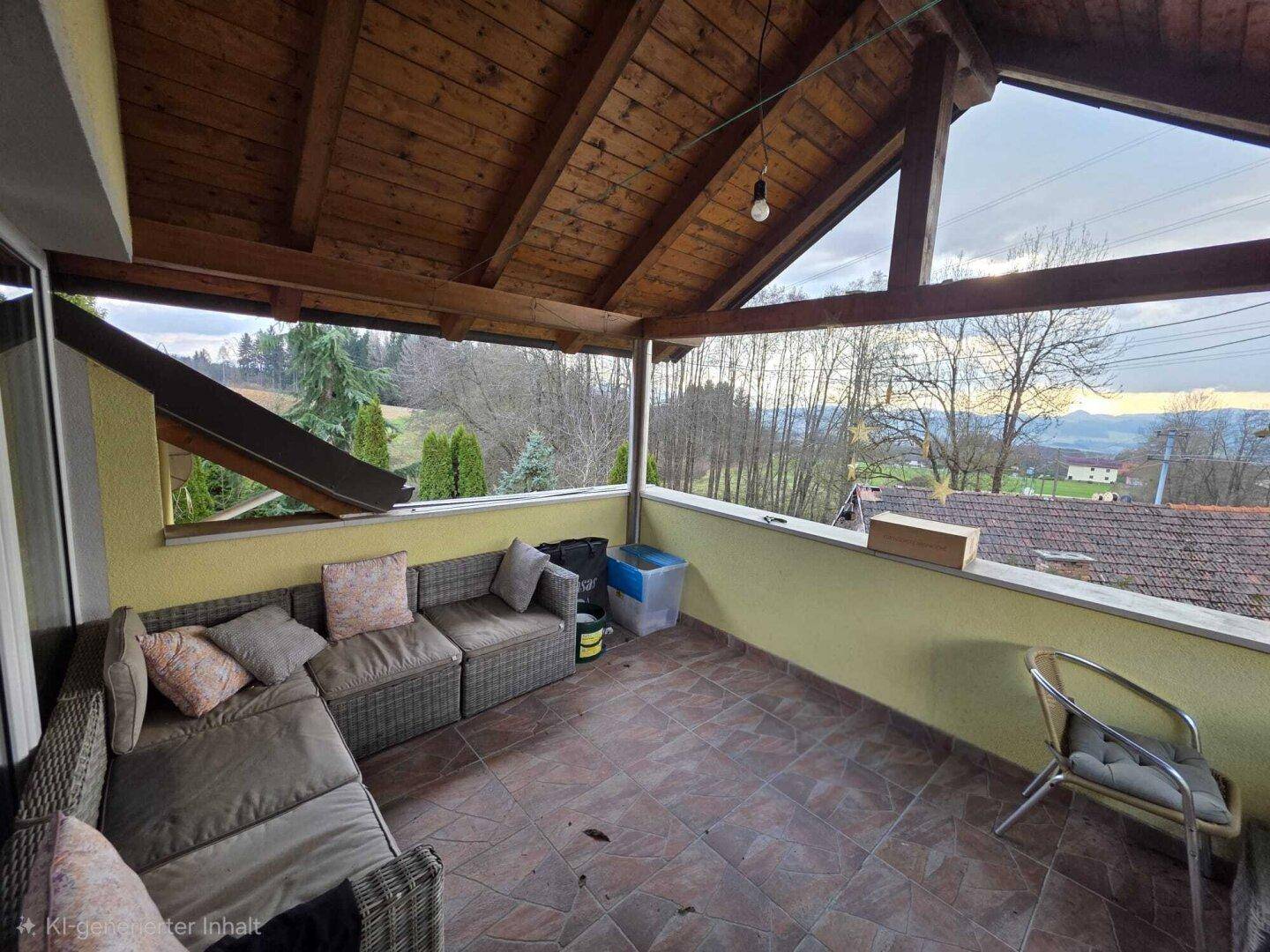 NEUER PREIS Großzügiges Haus in Maria Rojach mit Terrasse, Balkon, Kamin &amp; Solar! - Ansicht 4