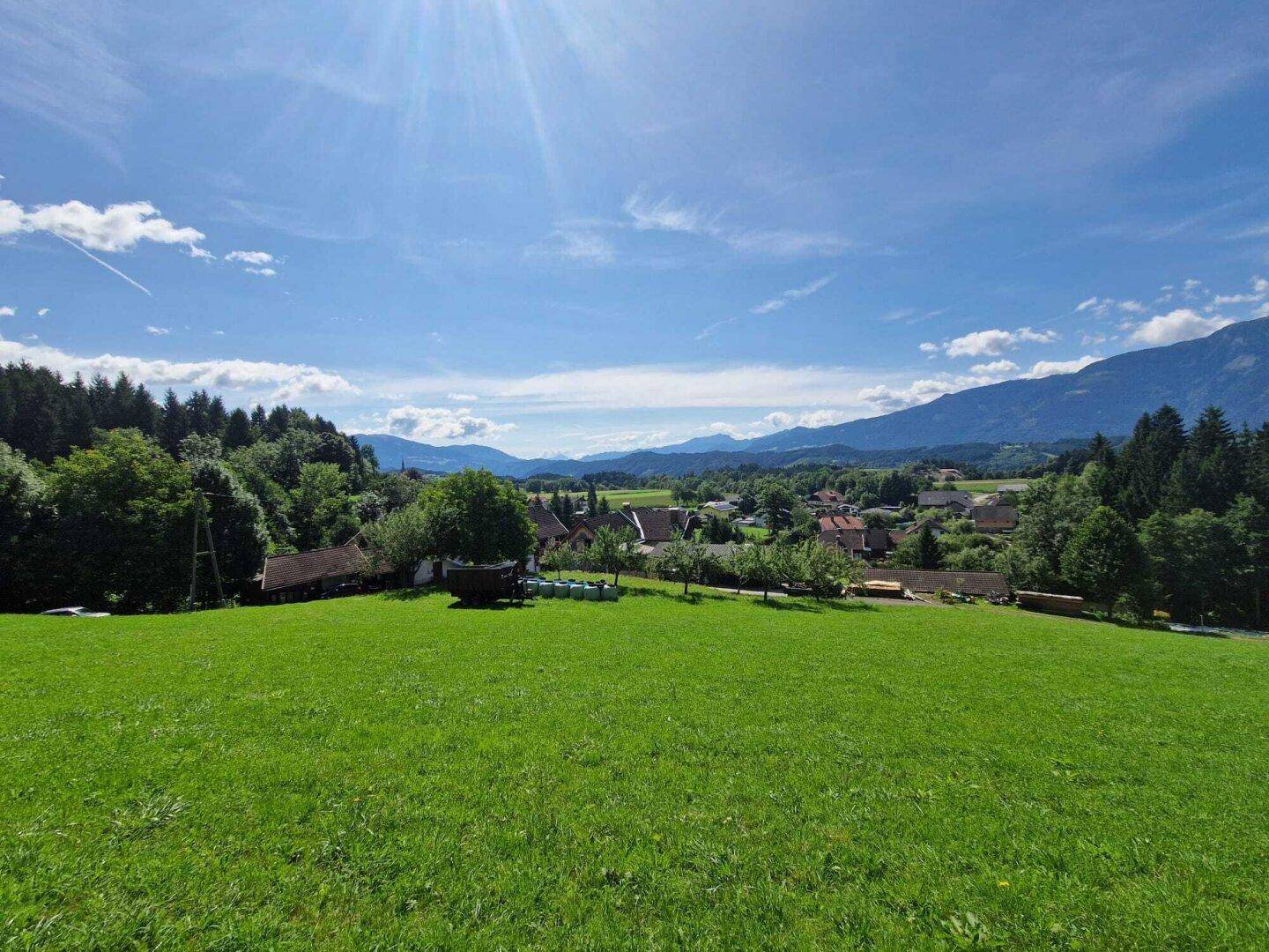 Mein Platz an der Sonne ! Schöne Baugrundstücke in Aussichtlage - oberhalb von Seeboden am Millstättersee - ab € 131.250,- - Ansicht 2