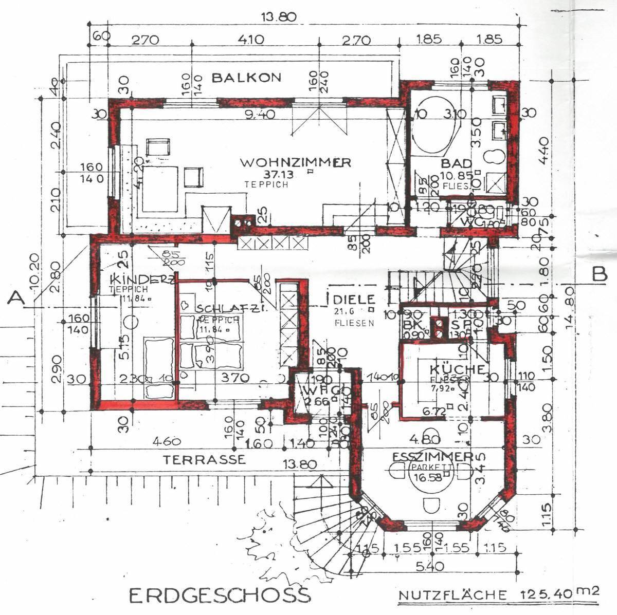 26 Plan Erdgeschoß