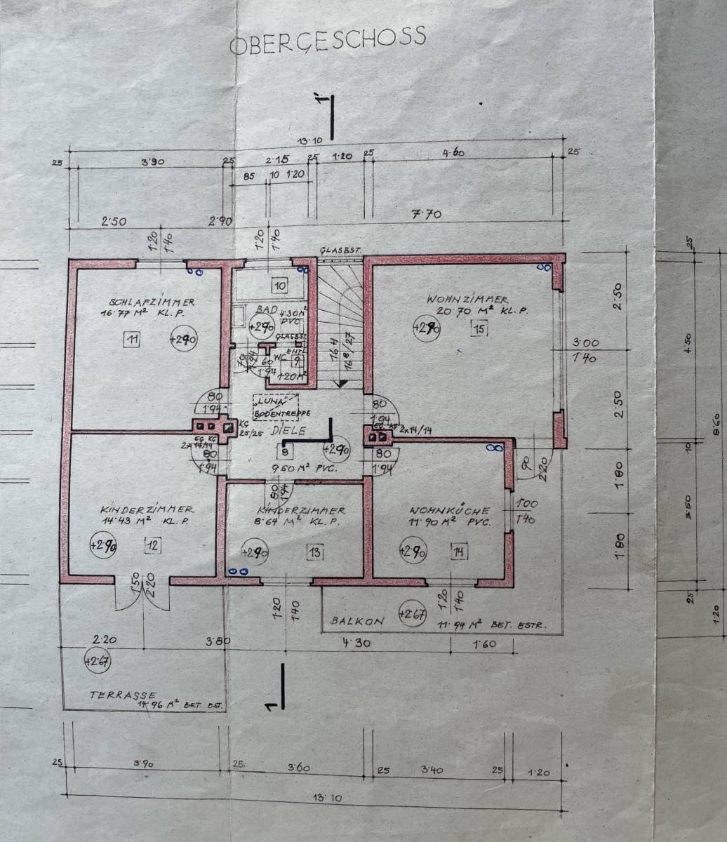 24 Plan Obergeschoß