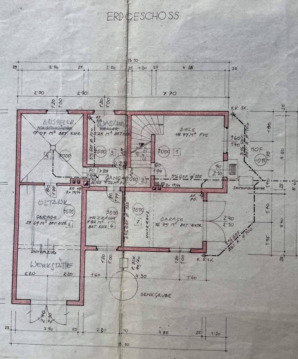 23 Plan Erdgeschoß