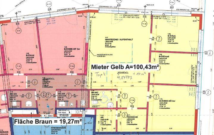 Grundriss Gelb