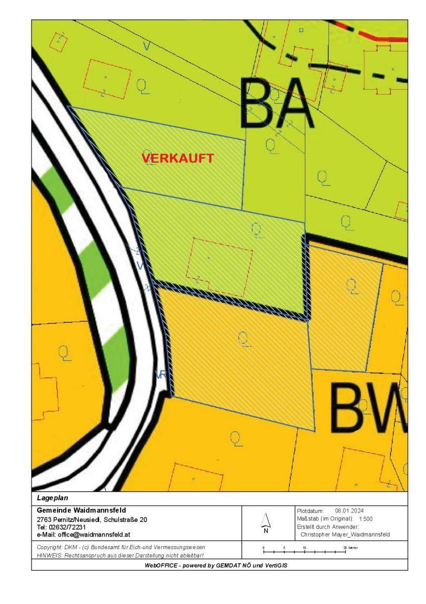 Plan Flächenwidmung