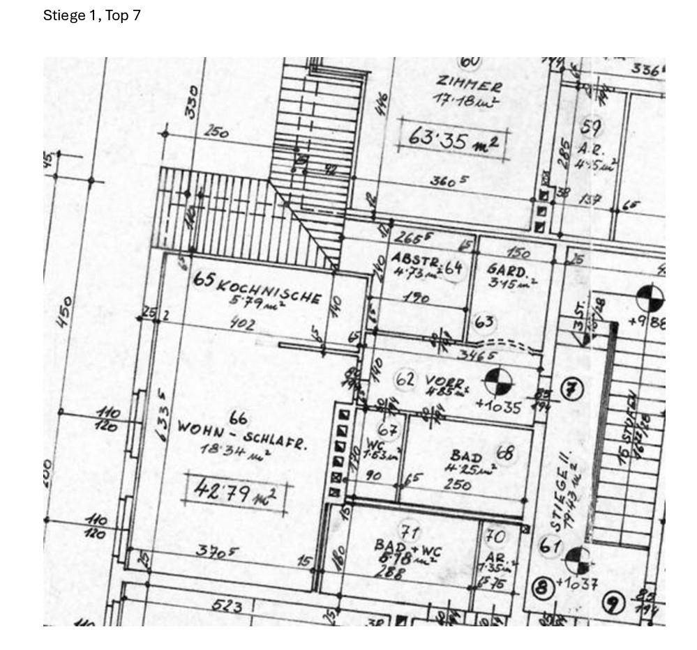 Plan_Stiege 1 Top 7
