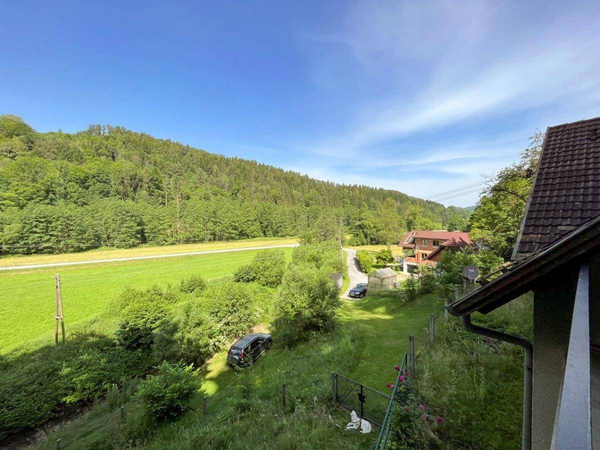06150] RESERVIERT Wald Wiesen Bach Haus in Bromberg/Schlatten