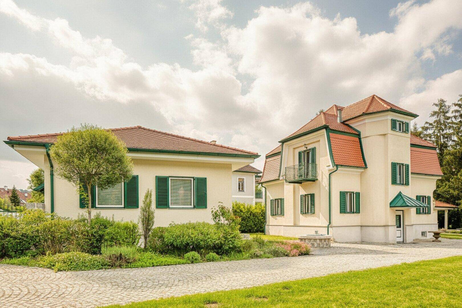 ++ Leben am Wasser, wohnen im Grünen: Einzigartige Landhausvilla in Gars am Kamp mit eigenem Badesteg, Pool &amp; Sauna ++ - Ansicht 3