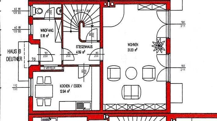 Plan Erdgeschoss