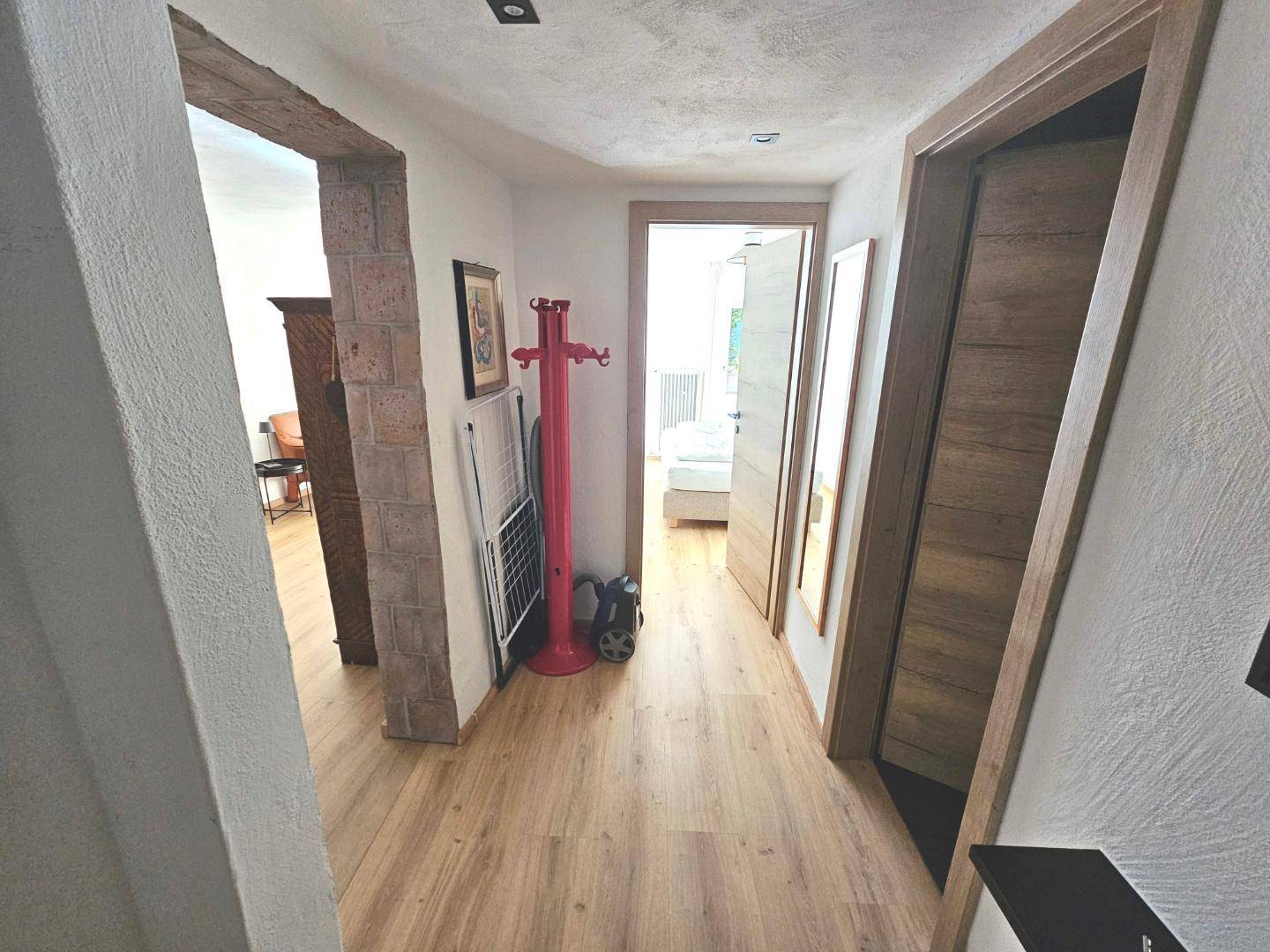 zu Hause ankommen