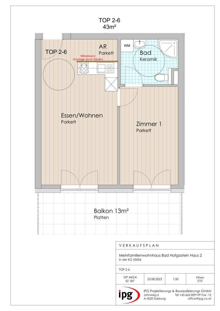 Top 2-6 Grundrissplan