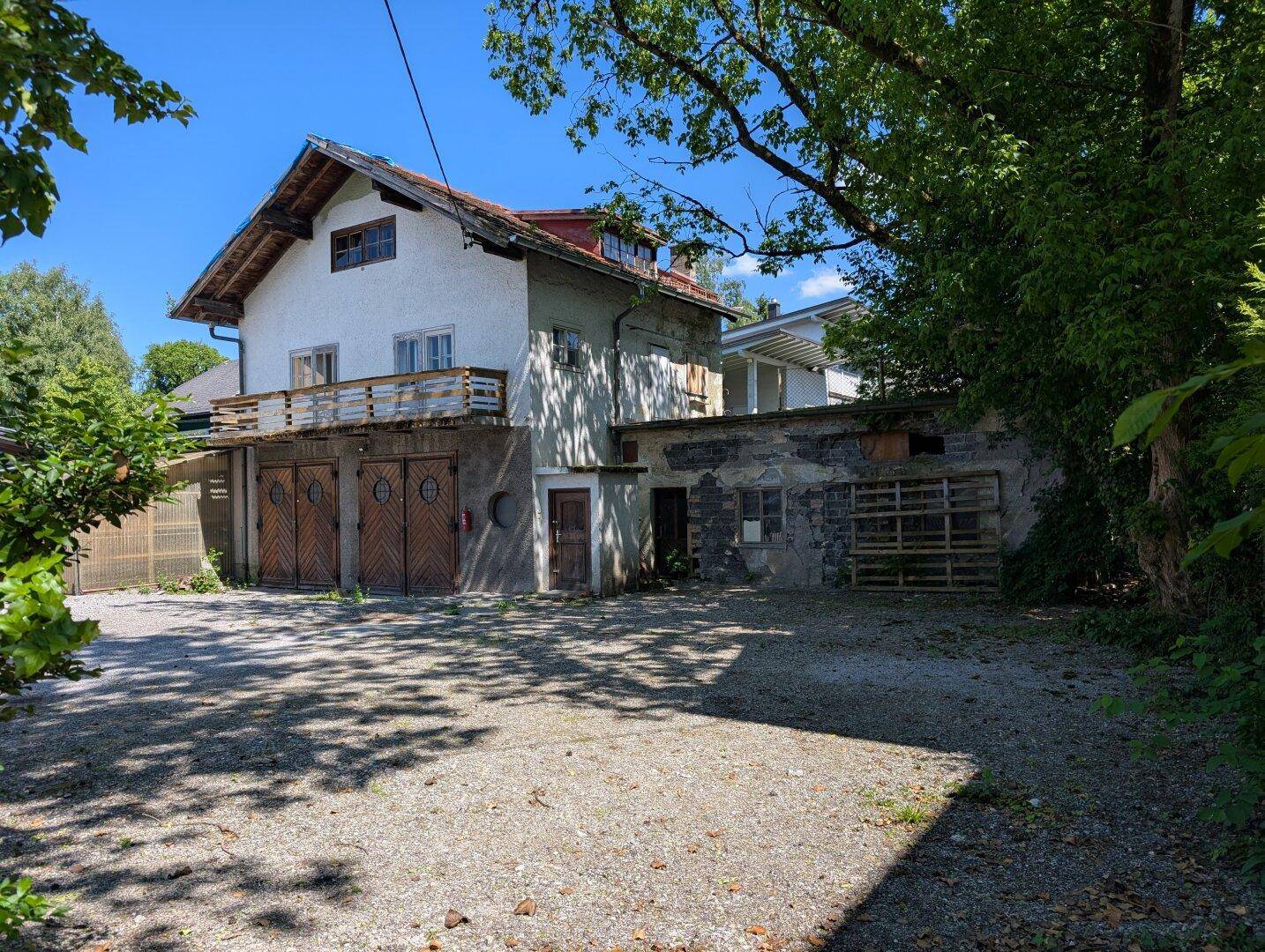 Baugrundstück mit Altbestand mit hoher Baudichte und in zentraler Lage von Salzburg-Maxglan/Riedenburg - Ansicht 4