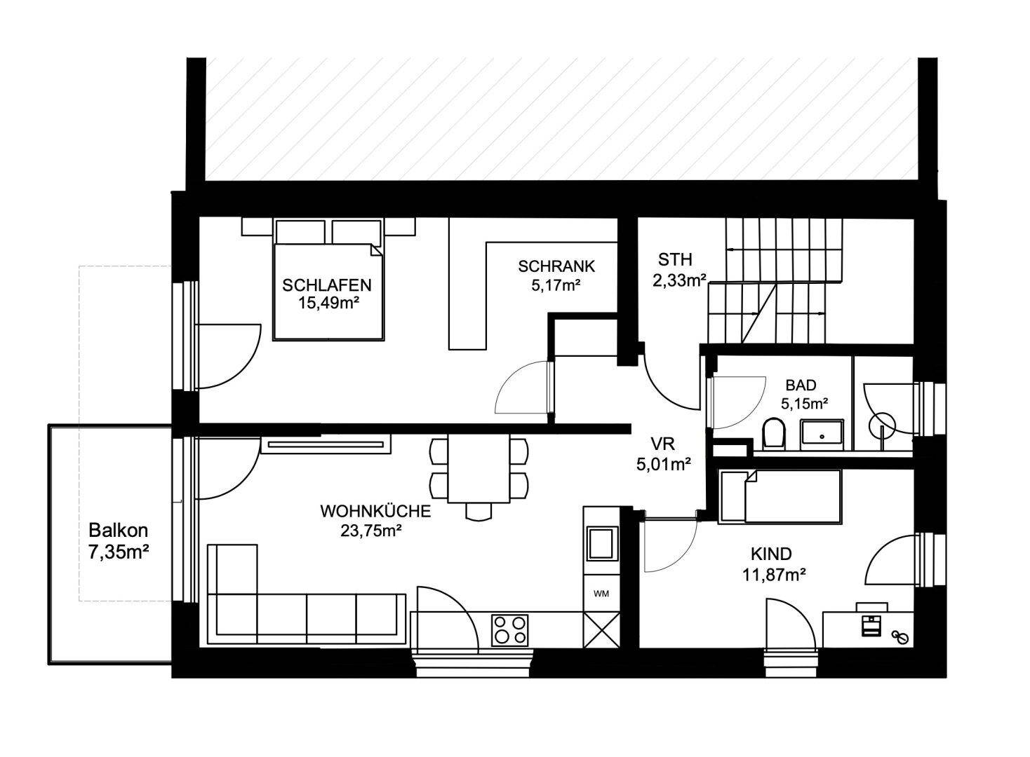 Salzburg/Schallmoos: Neuerbautes Dreiparteienhaus - schlüsselfertige Übergabe! - Widok 6