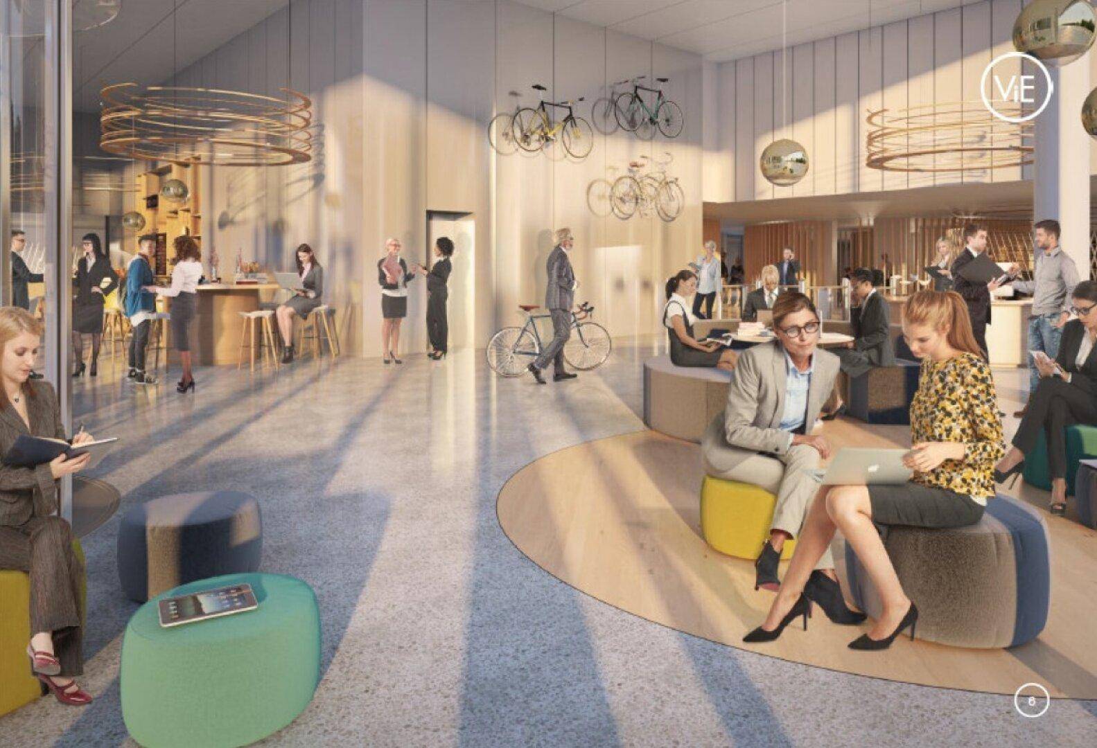 schönes helles Büro in modernem Bürohaus nahe U3-Station Kardinal-Nagl-Platz - Ansicht 3