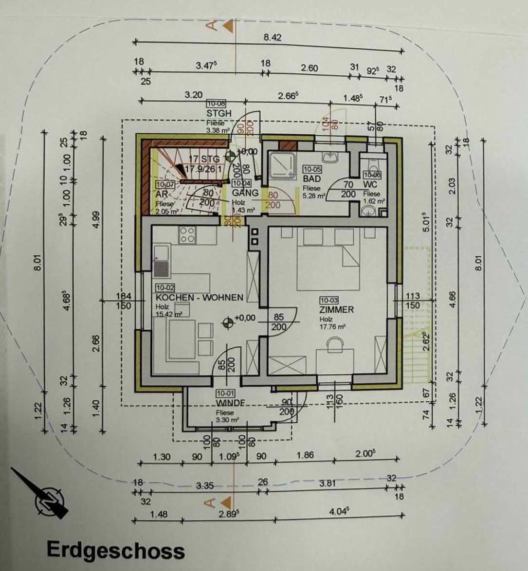 Grundriss EG (Abweichungen in der Natur vorhanden)