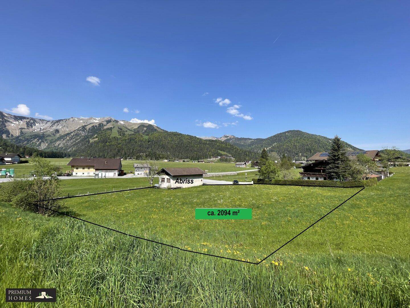 ACHENKIRCH - ca. 2094 m² Baugrundstück mit Blick in die Landschaft und Bergwelt